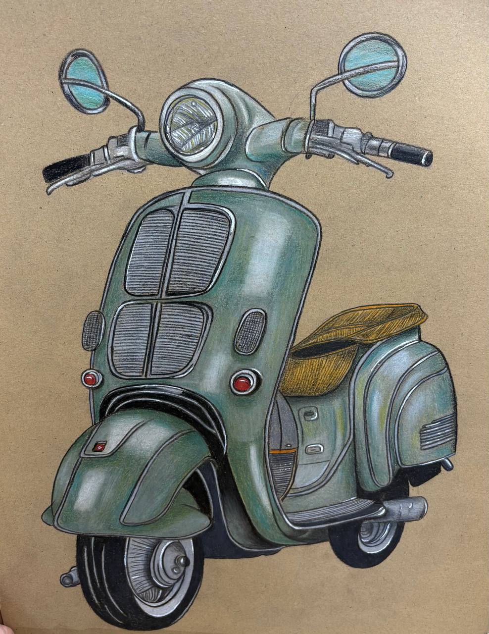 آموزش نقاشی سیاه قلم